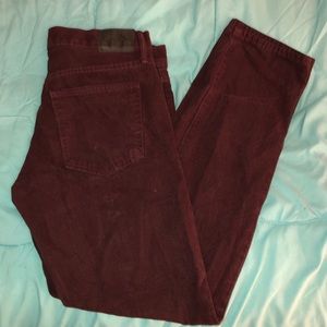 GAP slim burgundy/dark purple  jeans